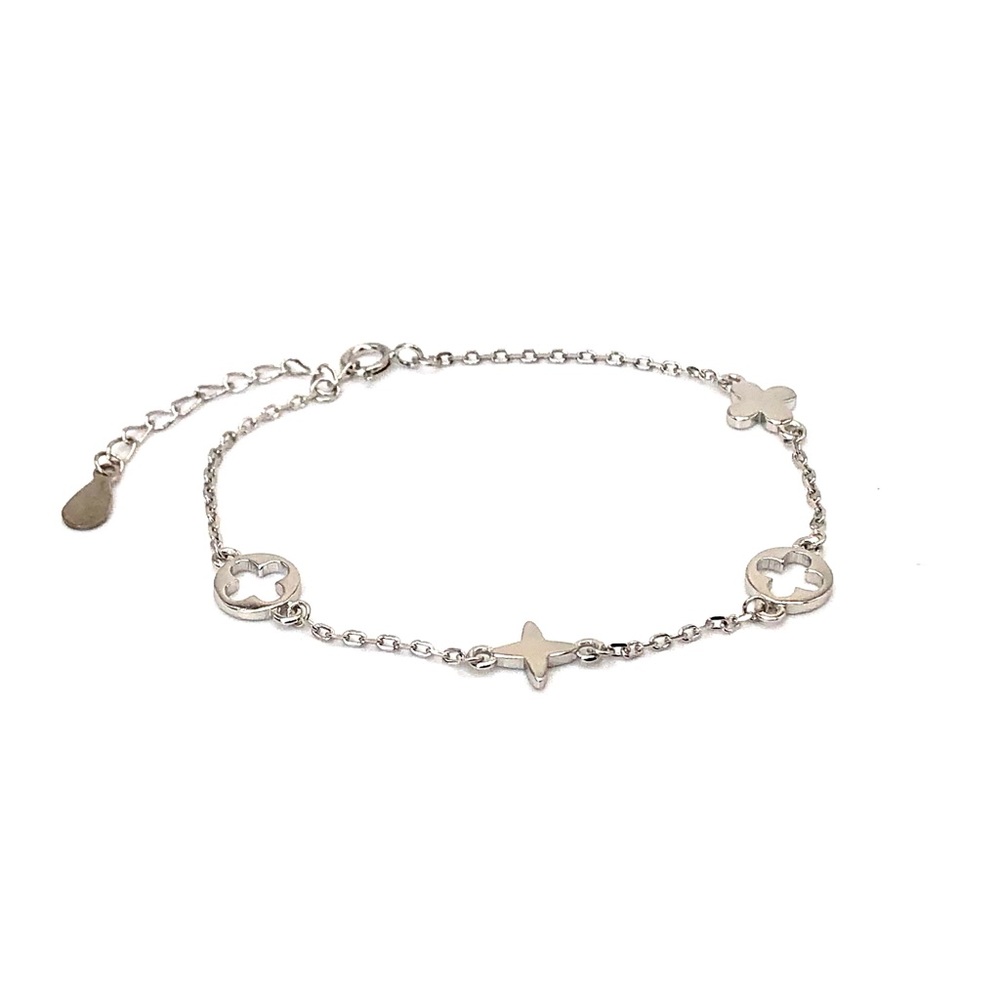 CLEARANCE 🌺925 Sterling Silver Rhodium Plated Bracelet